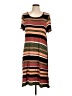 Spense Stripes Brown Casual Dress Size L - photo 1