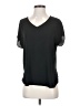 Ann Taylor LOFT 100% Polyester Black Short Sleeve Blouse Size S - photo 1