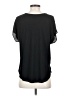 Ann Taylor LOFT 100% Polyester Black Short Sleeve Blouse Size S - photo 2
