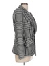 White House Black Market Houndstooth Gray Blazer Size 10 - photo 4
