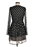 Xhilaration 100% Polyester Paisley Black Casual Dress Size M - photo 2