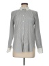 J.Crew 100% Cotton Chevron-herringbone Gray Long Sleeve Button-Down Shirt Size 6 - photo 1
