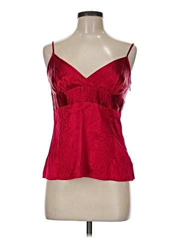 Bebe Sleeveless Silk Top (view 1)