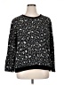 Per Se Animal Print Black Pullover Sweater Size XL - photo 1