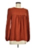 Unbranded 100% Polyester Brown Long Sleeve Blouse Size M - photo 1