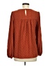Unbranded 100% Polyester Brown Long Sleeve Blouse Size M - photo 2