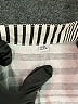 Unbranded 100% Cotton Stripes Silver 3/4 Sleeve Button-Down Shirt Size 2X - photo 7
