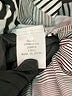 Unbranded 100% Cotton Stripes Silver 3/4 Sleeve Button-Down Shirt Size 2X - photo 8