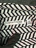 Notations 100% Polyester Chevron-herringbone Silver Long Sleeve Blouse Size 2X - photo 7