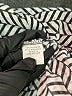 Notations 100% Polyester Chevron-herringbone Silver Long Sleeve Blouse Size 2X - photo 8