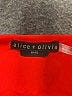 Alice + Olivia Red Sleeveless Blouse Size XS - photo 7