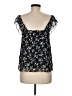 Cato 100% Polyester Black Short Sleeve Blouse Size M - photo 2