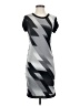 BCBGMAXAZRIA Graphic Gray Casual Dress Size S - photo 1