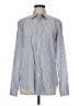 Uniq Stripes Gray Long Sleeve Button-Down Shirt Size M - photo 1