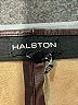 Halston 100% Polyurethane Metallic Black Brown Track Pants Size M - photo 7