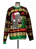 Blizzard Bay 100% Acrylic Print Green Pullover Sweater Size L - photo 1