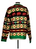 Blizzard Bay 100% Acrylic Print Green Pullover Sweater Size L - photo 2