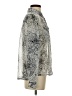 TOBI Animal Print Silver Long Sleeve Blouse Size S - photo 4