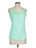 Reebok 100% Polyester Green Active Tank Size L - photo 1