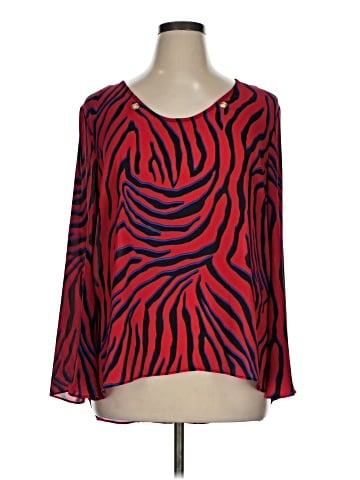 Bold Elements Long Sleeve Blouse (view 1)