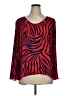 Bold Elements 100% Polyester Red Long Sleeve Blouse Size XL - photo 1