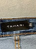Tahari Solid Blue Jeans Size 16 - photo 7