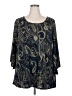 Avenue Blue 3/4 Sleeve Blouse Size 18 Plus - photo 1