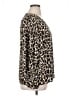Vince Camuto 100% Polyester Animal Print Brown Long Sleeve Blouse Size XL - photo 4
