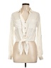 Sim & Sam Ivory Long Sleeve Blouse Size L - photo 1