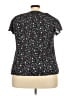 SimpleFun 100% Polyester Black Short Sleeve Blouse Size 2X - photo 2