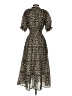 THML Animal Print Brown Casual Dress Size XS - photo 2