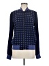 Amadi 100% Rayon Polka Dots Blue Jacket Size M - photo 1