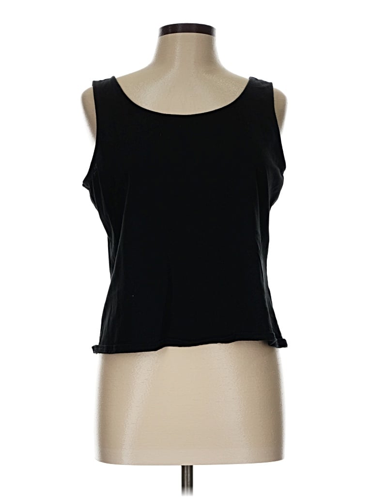 Pre-owned Croft & Barrow Sleeveless T-shirt In Black