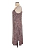 BCBG Animal Print Burgundy Cocktail Dress Size L - photo 5