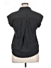 Jachs Girlfriend 100% Rayon Polka Dots Black Short Sleeve Blouse Size XL - photo 2