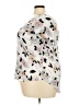 Torrid 100% Polyester Floral Ivory Short Sleeve Blouse Size 2X Plus (2) - photo 5