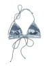 Ivy Metallic Silver Swimsuit Top Size S - photo 1