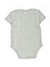 Carter's 100% Cotton Solid Gray Short Sleeve Onesie 0-3 MO / 3 MO - photo 2