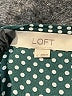 Ann Taylor LOFT 100% Polyester Green Long Sleeve Top Size L - photo 7