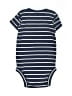 Carter's 100% Cotton Stripes Blue Short Sleeve Onesie 0-3 MO / 3 MO - photo 2