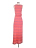 Splendid Stripes Pink Orange Casual Dress Size S - photo 2