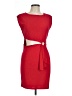 City Studio Solid Red Cocktail Dress Size L - photo 1