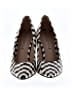 Via Spiga Houndstooth Ivory Heels Size 6 - photo 2