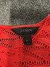J.Crew 100% Cotton Red Sleeveless Blouse Size 2 - photo 7