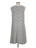 Old Navy Stripes Gray Casual Dress Size L - photo 2