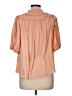 Maison d' Amelie 100% Polyester Orange Short Sleeve Blouse Size M - photo 2