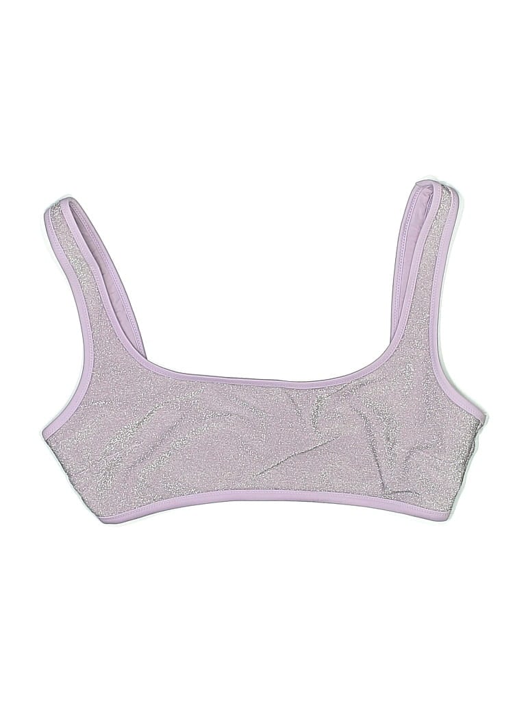 Pre-owned Aerie Swimsuit Top Gray Swimwear