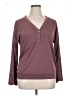 Andree by UNIT Burgundy Long Sleeve Top Size 1X - photo 1
