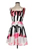 Milly 100% Polyester Graphic Pink Cocktail Dress Size 6 - photo 1