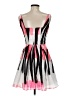 Milly 100% Polyester Graphic Pink Cocktail Dress Size 6 - photo 2